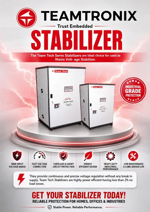Team Tech servo voltage stabilizers