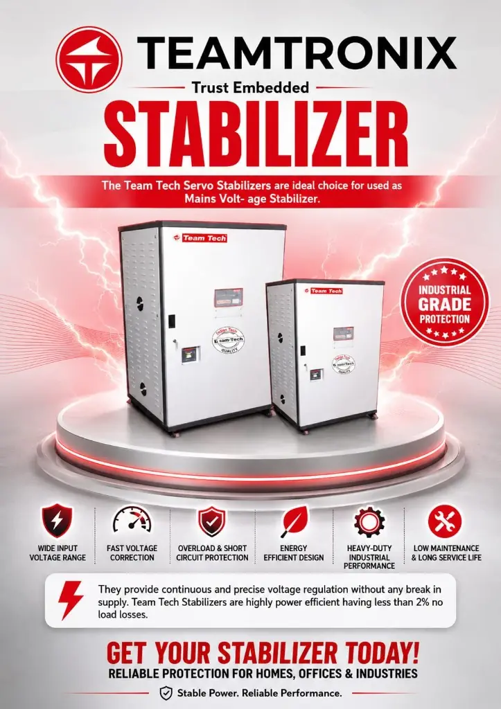 Team Tech servo voltage stabilizers